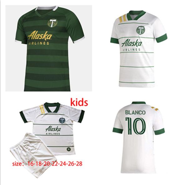 

new 20 21 portland white away green home thai football shirt 2020 league football shirt custom uniform, Black;yellow