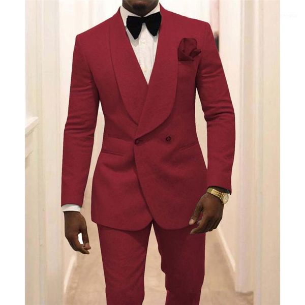 

men's suits & blazers custom made men shawl lapel pattern red groom tuxedos wedding 2 pieces ( jacket+pants+tie ) e1231, White;black
