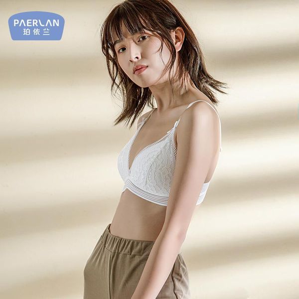 

underwear without underwire underwear women's back closure beauty gather new adjustable beautiful back 90b 90c1, Red;black