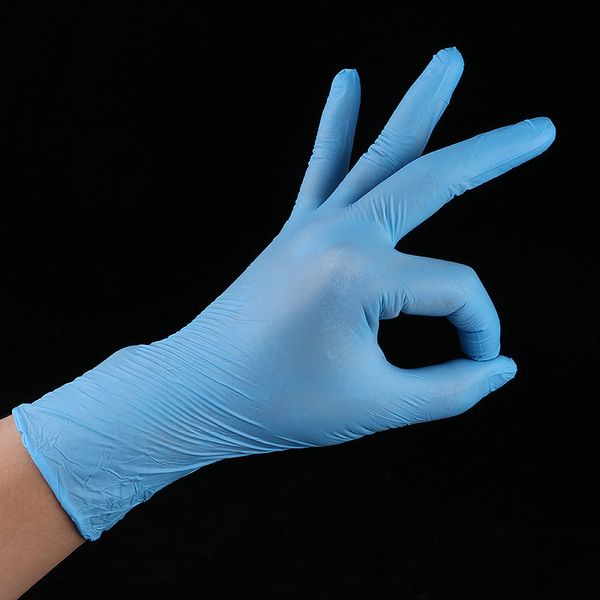 

nitrile powder gloves rubber latex cleaning disposable anti-skid acid exam convenient dispenser ni
