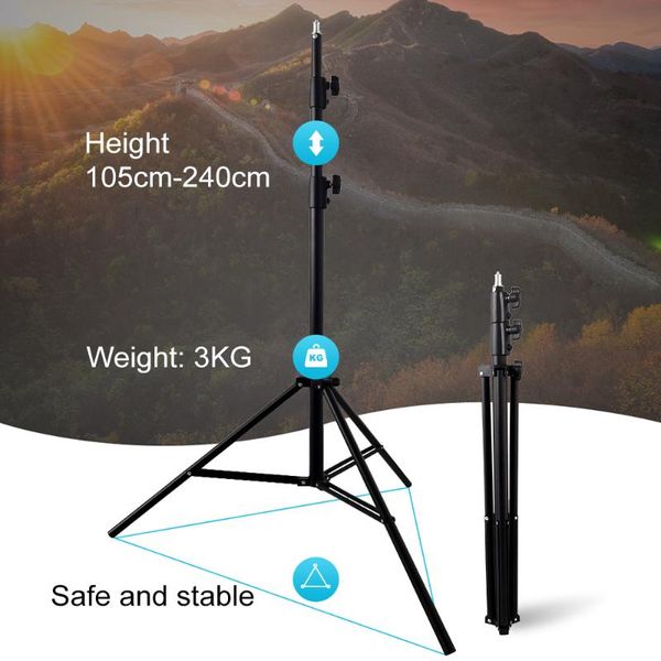 

adjustable pgraphy light tripod phone stand holder studio relfectors