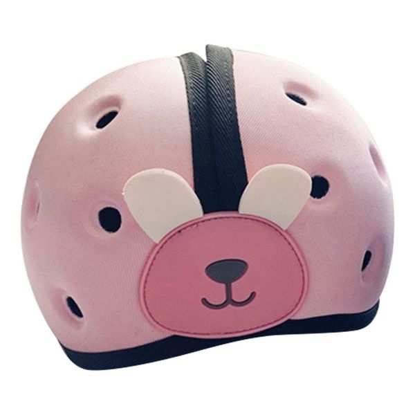 

home cute walking age 6-24m baby head protector soft breathable adjustable belt for toddler anti-collision safety helmet, Yellow