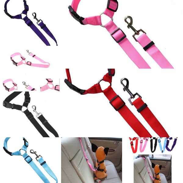 

pet nylon dog dogs cat seat belt strap car headrest restraint safety leads vehicle seatbelt harness 5 n0fy3