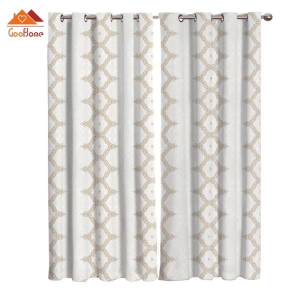 

nordic pattern window curtains living room outdoor fabric drapes curtain home decor