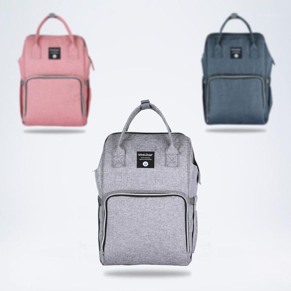 

mummy nappy bags fashion maternity diaper bags mummy large capacity stroller bag baby diaper nappy changing backpack1