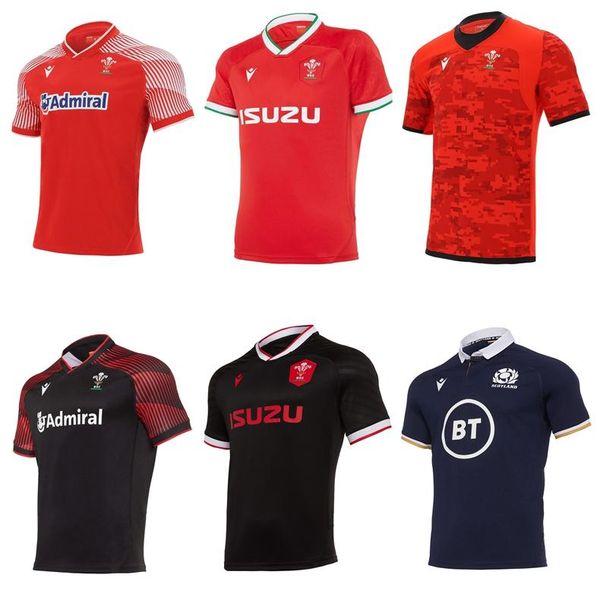 

2020 2021 wales scotland rugby jersey 20 21 home away welsh size s-5xl scottish shirt maillot camiseta maglia, Black