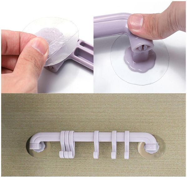 

kitchen cabinet wall cabinet hook bathroom strong sticky 6 hooks up wall rails towel shelf rack kitchen corner stor wmtpew