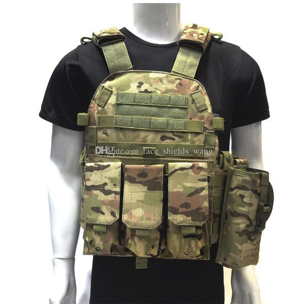 

hunting vest military tactical jpc plate carrier vest ammo magazines airsoft paintball gear hunting tactical gear armor vest, Black;green