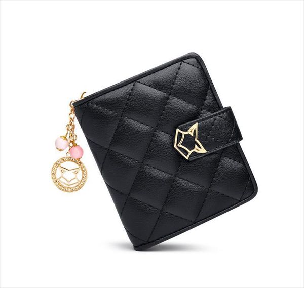 Heißer Verkauf Foxer Marke Frauen Aus Echtem Leder Kurze Brieftasche Hohe Qualität Mädchen Brieftaschen Mode Weibliche Geldbörse
