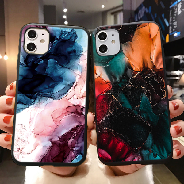 

Marble Stone Colorful Texture Case For Xiaomi Redmi Note 9 Pro Max 9S 8T 5 6 7 8 9A 9C 8A 7A K20 Poco X3NFC Mi 10T Lite Pro Case