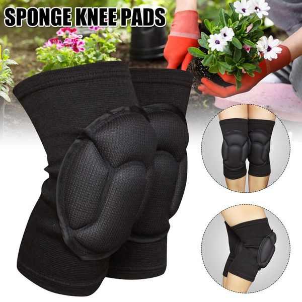 

new knee pad foam cushion suitable for gardening house cleaning construction work flooring kneepad with thick eva padding s66, Black;gray