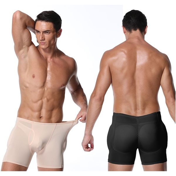 

мужская талия тренер подъемный подъемник сексуальный корпус дрожания белье нижнее белье для похудения похудение белье бесшовные мягкий боксе, Black;brown