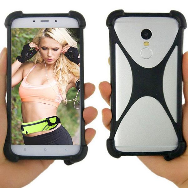 

мода универсальный чехол для телефона для 4 ударов selfie max case silicone bammer cale phone упругая растяжка крышки мягкой кожи