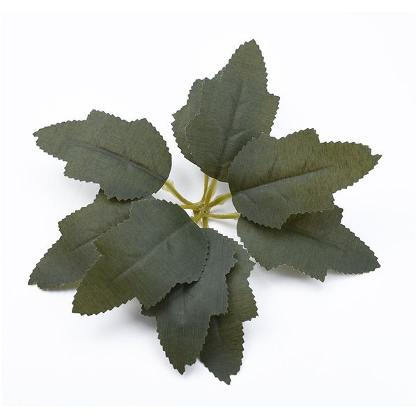 

10pcs artificial plants home decoration accessories wedding brooch decorative flowers wreaths christmas leaves silk maple leaf f wmtjwy