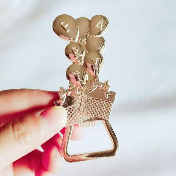 

party favor 10pcs/lot birthday favors gift milk bottle openers balloon shaped souvenir gifts for guests