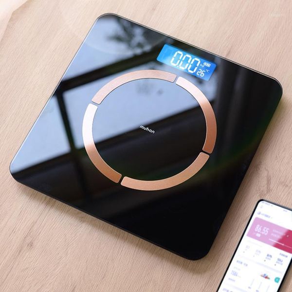 

digital smart body weight scale electronic body fat bathroom scale floor bluetooth weighing for analyzer bmi balance1