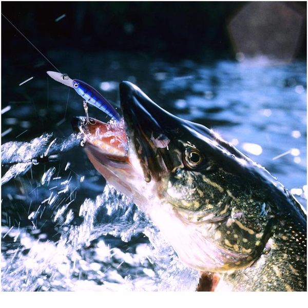 

wobblers jerkbait 4 colors 9cm 7.5g fishing lures hard vocal bait crank fishing lures bass fresh salt water tackle sink sqcngo