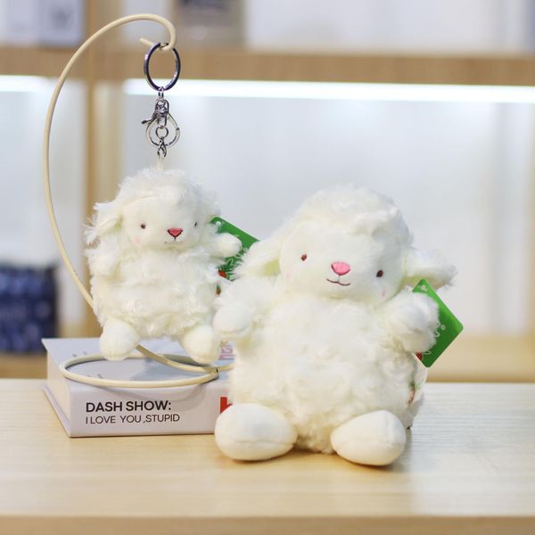 peluche Carino agnello peluche ciondoli portachiavi bambola di alta qualità ciondoli portachiavi regali