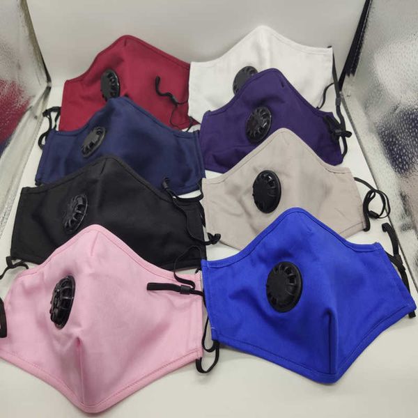 

valve pm2.5 mask breath cycling mouth with face mask anti-dust reusable fabric mask with filters inside dhl