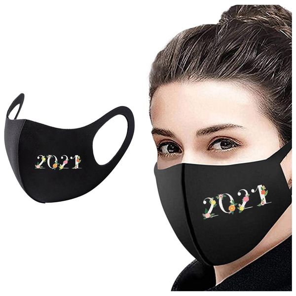 

face mask washable mouth fabric facial mask for protection reusable 2021 print earloop mouth caps mascarilla bbyiaz