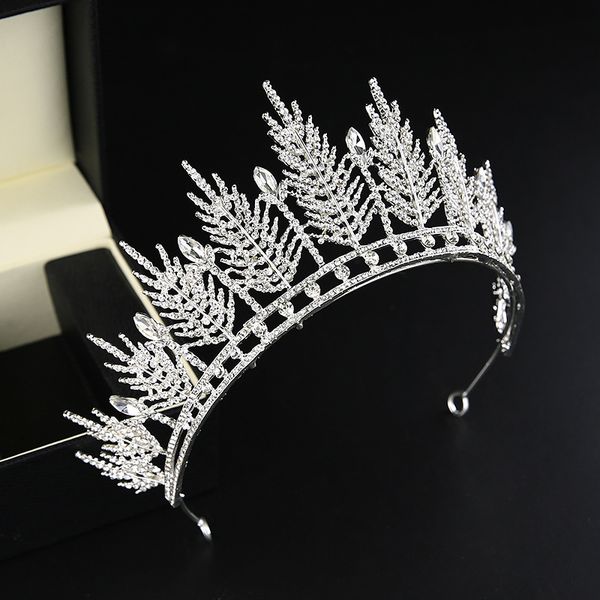 

headdress невесты новая серебристая большая корона свадебные свадьбы аксессуары для волос набор корейских свадебных платьев аксессуары, Slivery;golden