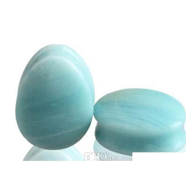 

12mm new stone waterdrop plugs seven colors can jllaer carshop2006, Silver