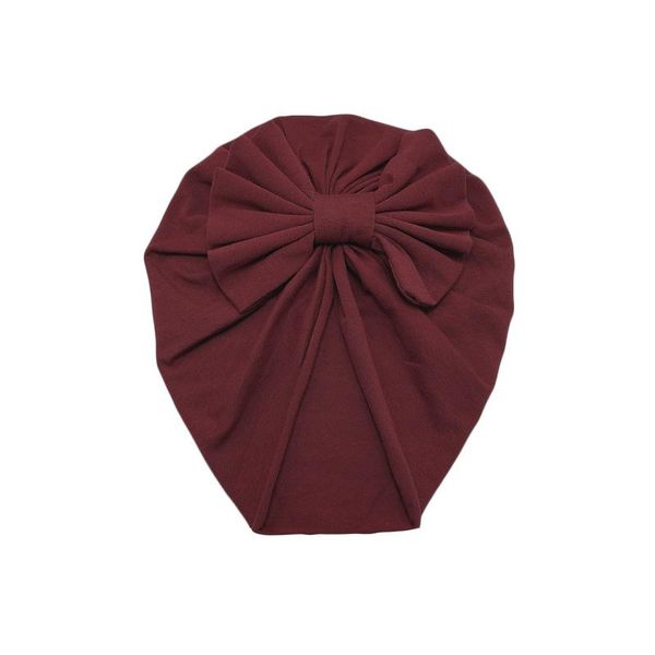 

new baby headband hat bowknot stretchy turban headband infant head wrap haarband beanie hat girls headwear baby hair accessories wmtcie, Slivery;white