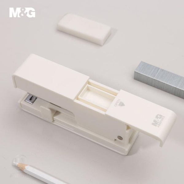 

m g multifunction design in korea ultra simple stapler 25 sheets effortless paper book binding stapling machine office supplies h wmttia