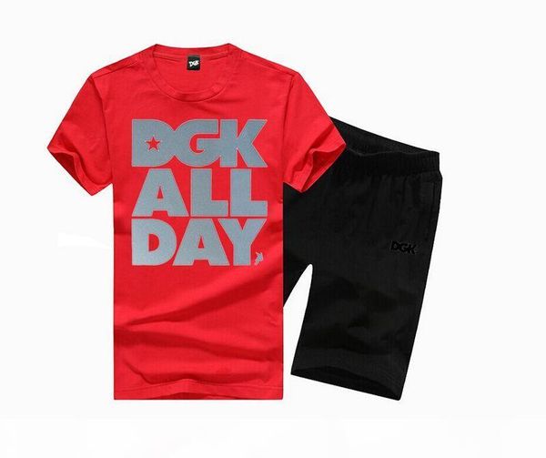 

s-5xl бесплатная доставка новая мужская о-шея 8290 хип-хоп быстрый сухой костюм футболка + брюки распечатать одежду, White;black