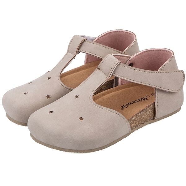 

summer classic children shoes toddler boys girls sandals kids girls pu leather sandals with cork sole loafer for boys 201130, Black