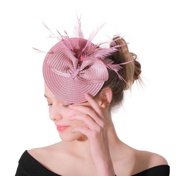 

fascinators hat women flower mesh ribbons feathers fedoras hat headband or a clip cocktail tea party head wear for girls lm029 h jlluwd
