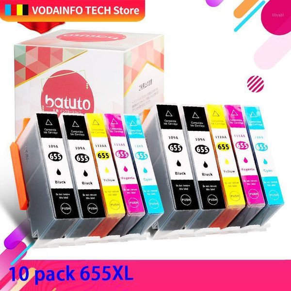 

ink cartridges 5pk 655xl replacement for 655 cartridge deskjet 4615 4625 3525 5525 6520 6525 6625 printer1