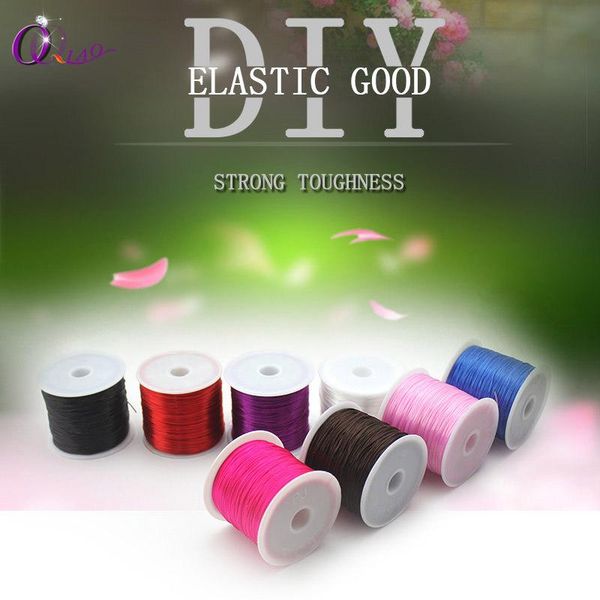 

нейлон эластичный шнур ювелирные изделия бисероплетение аксессуары красочные проволоки 80m большие рулонные шнуры ручной работы из бисера бр