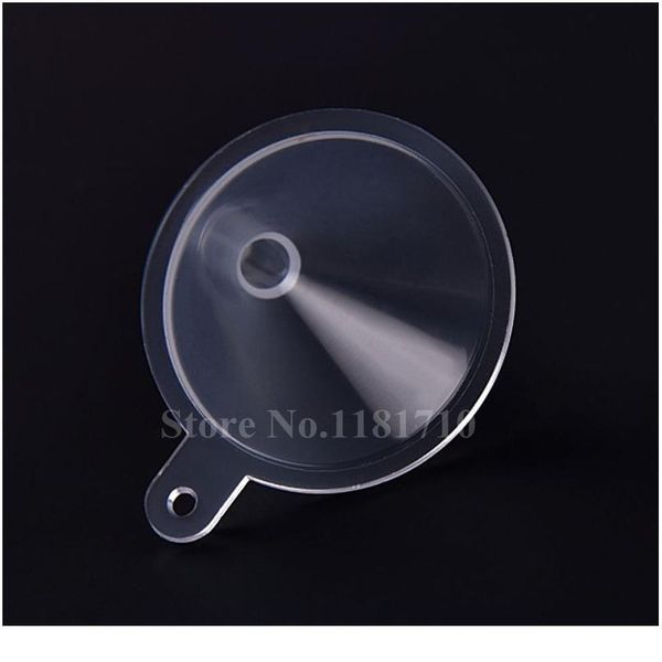 

wholesale 500pcs/lot small plastic perfume diffuser funnels,cosmetic tool tip liquid oil funnels vial wholesale 50 qylmve