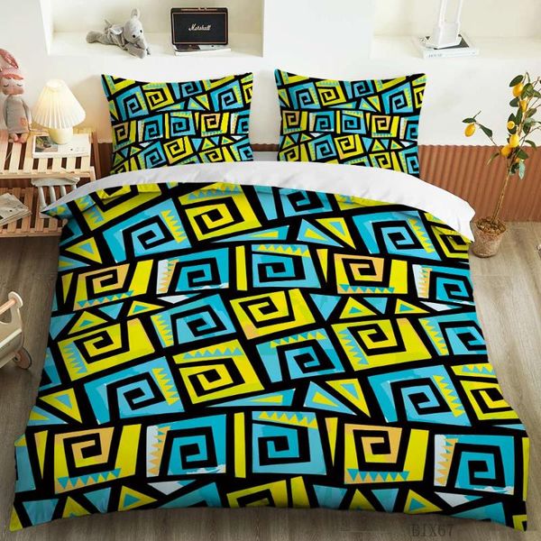 

bailipromise 3d curly pattern duvet cover comforter set bed cover set full size single /twin//king luxury bedding