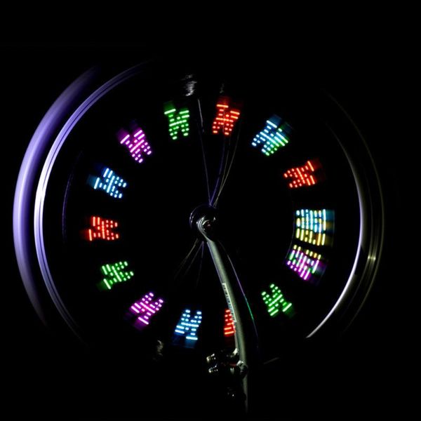 

bike lights caps wheel light led gas nozzle 12 patterns cycling accessory