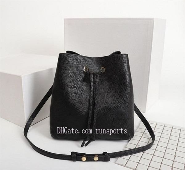 

high neonoe bags bucket bag qaulity shoulder purses women classic fashion flower leather handbags style printing bucket genuine khcii, Red;black