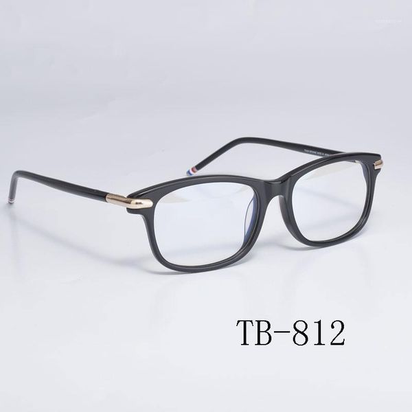 

fashion sunglasses frames brand thom optical eyeglasses tb812 anti blue lens myopia prescription glasses women men with original box1, Black