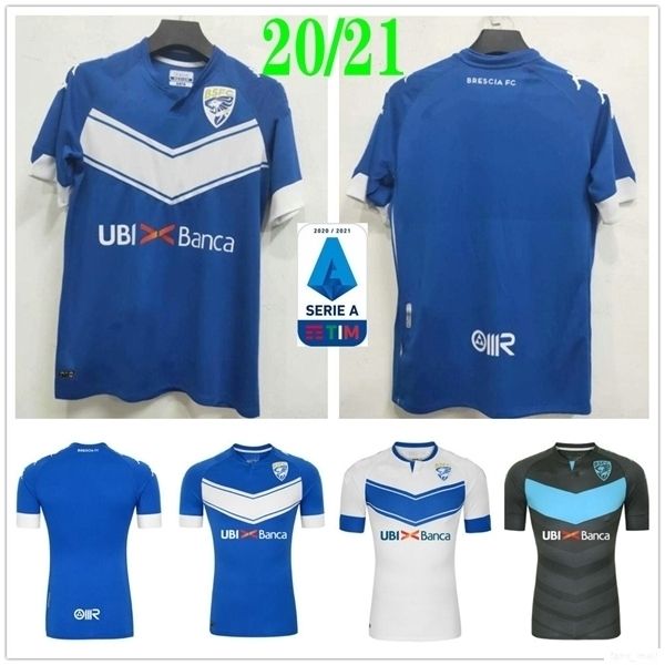 

2020 new brescia calcio soccer jerseys magnani tonali donnarumma aye maglietta morosini balotelli custom 20 21 home blue football shirt, Black;yellow