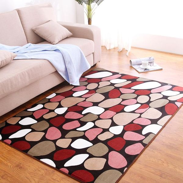

carpets 100 x200cm thicken bedroom mat living room printing blanket home rug bathroom toilet cushion door carpet