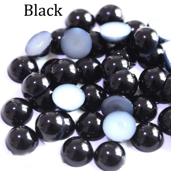

2 3 4 5 6 8 10 12 14 mm acrylic beads pearl imitation half round flatback red black pink bead for jewelry making diy accessories h bbytug