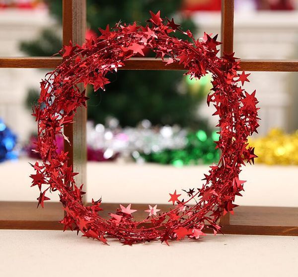 

рождественский цвет бар 5 метров сплошной цвет бар звезды пятиконечная звезда елки украшения украшения рождественской рождественской елки хр