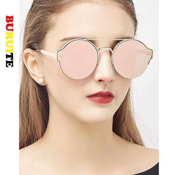 

sunglasses fashion ladies metal round half frame sun glasses eyewear, White;black