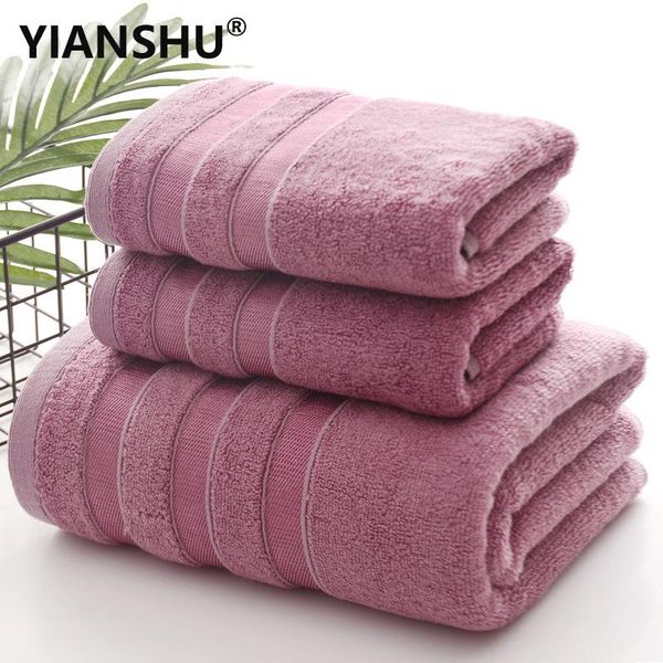 

yianshu bamboo fiber bath towels set super soft breathable bamboo hand towel home bathroom washcloth for adults
