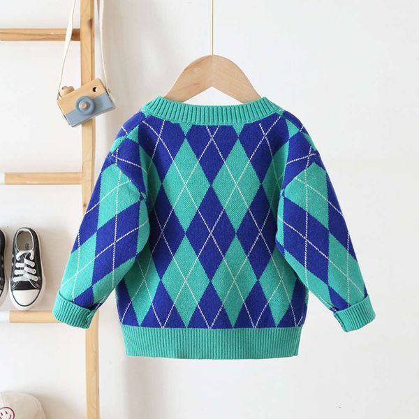 

wear sweater new children's autumn korean 2020 5x4i, Blue