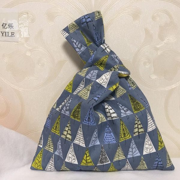 

yile новый хлопок twill wrap wrap writ writ bag key phone wristlet trigon tree grey base w20 h sqcoin