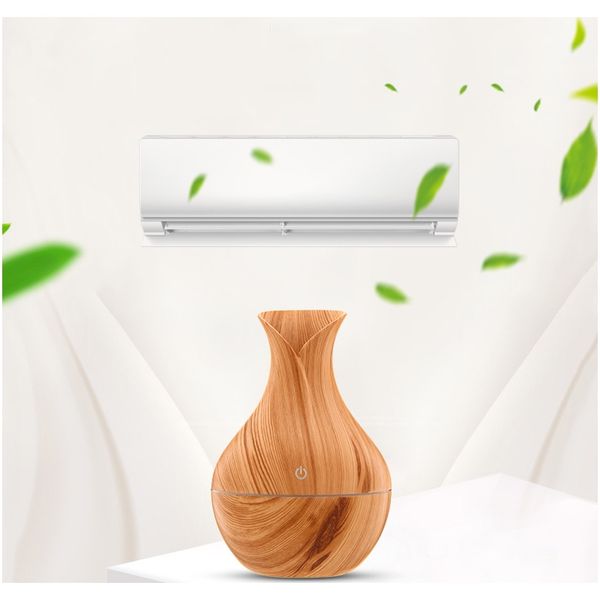 

saengq usb древесина эфирное масло диффузор ультразвуковой увлажнителя бытовой аромат-диффузор ароматерапии misch maker со светодиодом f wmt