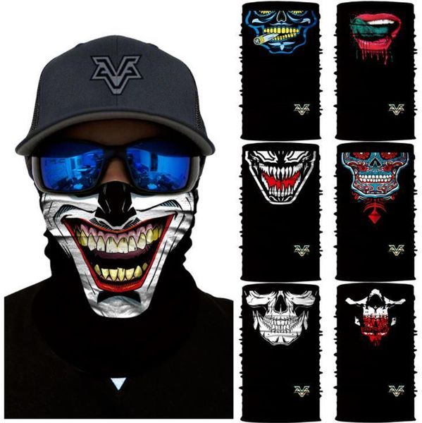 

skiing quality cycling joker neckwear high sports skull face mask magic scarf printed for spring summer autumn winter