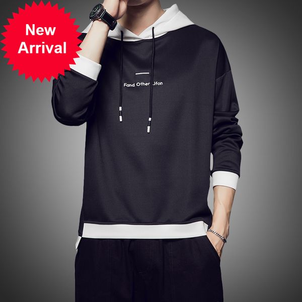 

2020 hip hop fashion streetwear hoodie, Black