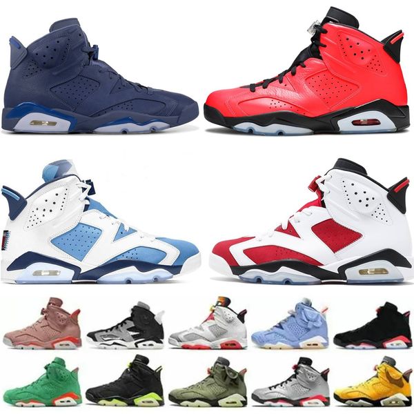 

basketball shoes men 6 unc 6s carmine electric green home oregon black infrared alternate hare reflective silver tinker maroon carmine 4s li